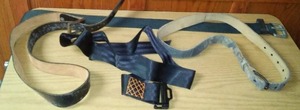lot 226 image: Belts (4) Black Nylon 62 in.