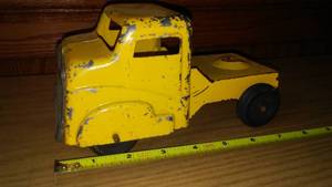 lot 240 image: Vintage Scripto Semi-truck cab.