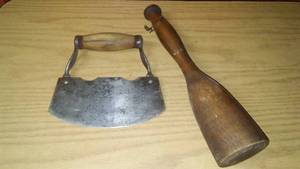 lot 272 image: Primitive kitchen tools-Authentic.