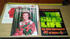 lot 274 image: Rose Bowl parade programs1966-1977.