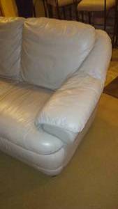 lot 73B image: Leather Sofa  -   Nice