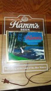 lot 290 image: Hamms Beer Sign
