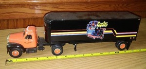 lot 296 image: Mack truck & J&P cycles trailer with box
