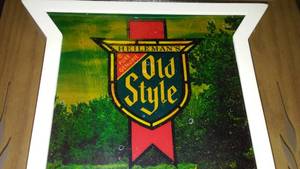 lot 297 image: Old Style Beer sign