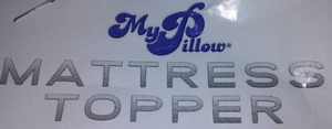 lot 739 image: My Pillow King Mattress Topper.