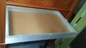 lot 752 image: Aluminum and Glass Display Case