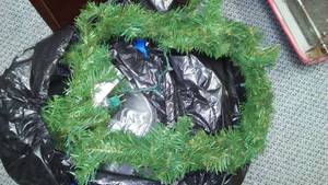 lot 761 image: Artificial Lighted Garland  Nice.