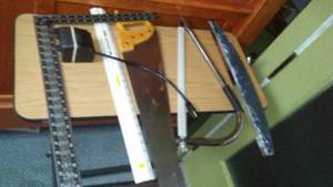 lot 787 image: Hand Tools. Square, timer, bubble stick and more.