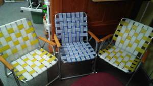 lot 790 image: Patio Lawn Chairs (3)