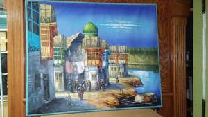 lot 791 image: Hand Painted Picture from Afghanistan. 2008,