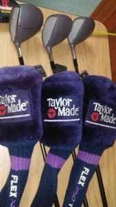 lot 825 image: Taylor Made System 2 Midsize, 3 Woods