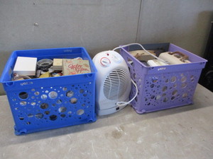 2 Totes of Vintage and Antiques