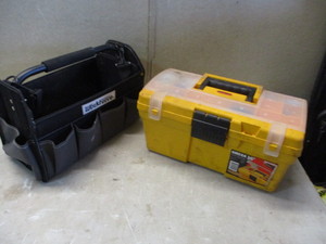 Toolbox and tools plus tool tote