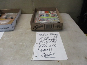83 84 Baseball Cards