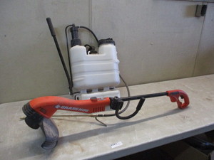 Backpack Sprayer and weed whip