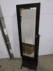 NEW Swing Mirror Jewelry Cabinet