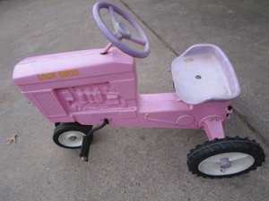 JD Pink Pedal Tractor