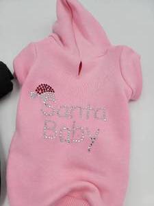 lot 7 image: NEW DOG SANTA BABY SWEATSHIRTS