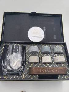 lot 10 image: NEW R.O.C.K.S WHISKEY GIFT SET