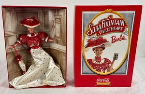 lot 68 image: Lot of 4 Vintage Barbies CocaCola, Applause, A Garden of Flowers, Empress Kaiserin