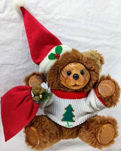 lot 20 image: 4 Plush Bears Wm Tung Louie  Seymour Mann Connoisseur & COA  Russ Twins Mother & Rose Bear