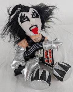 lot 15 image: 4 KISS Plush and Bean Bag Dolls with Tags - Highlight Signatures Superstars