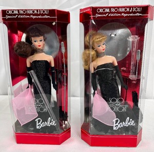 lot 85 image: Lot of 3 Barbies Solo in the Spotlight  - Blond & Brunette Dolls, Night Sensation