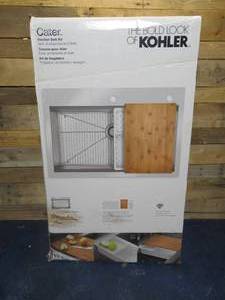 lot 27 image: Kohler RC21612-2PC-NA Cater Kitchen Sink only