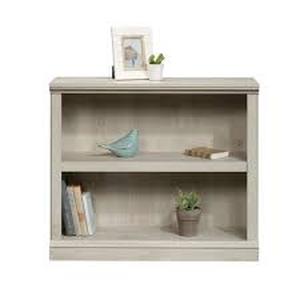lot 16 image: SAUDER 29.92 in. Chestnut Wood 2-shelf Standard Bookcase with Adjustable Shelves