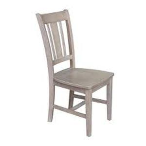lot 31 image: San Remo Taupe Gray Dining Chair (Set of 2)
