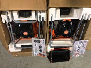 Lot of 2 YardMaxx Lawn Mowers Customer Returns See Pictures