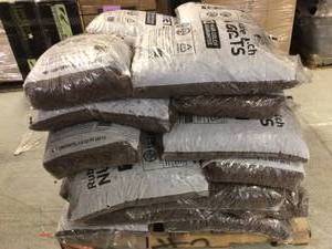 28 Bags of Rubber Mulch Nuggets Customer Returns See Pictures
