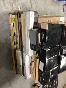 Pallet of Assorted and Mixed Ceramic Flooring Customer Returns See Pictures