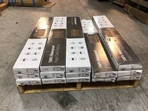 14 Boxes of Benson Hickory 7.13 in. W x 48.03 in. L Rigid Core Luxury Vinyl Click Lock Plank Flooring (23.77 sq. ft.case) by MSI  Customer Returns See Pictures