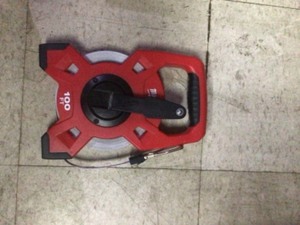 lot 2 image: Milwaukee 100 ft. Open Reel Long Tape Measure