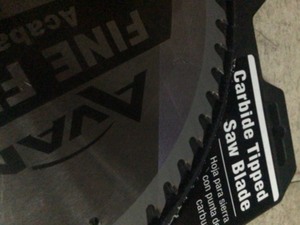 lot 8 image: Avanti 10 in. x 60-Tooth Fine Finish Circular Saw Blade