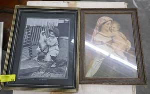 Lot of 4 framed pictures