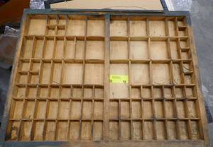Nice letterpress drawer for shadowbox