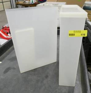 Box of 6 cereal box containers with lids