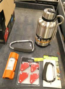 New Orca Silo thermos, magnets, large carabiners