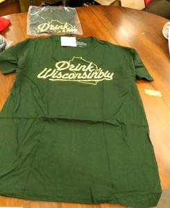 2 Drink Wisconsinbly tshirts size Adult Large