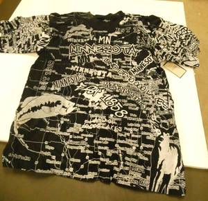 Minnesota tshirt with various cities - buyer can choose from size Med or Lg