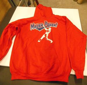 2 New Heavy Sweatshirts size Medium - Mauer Power MLB