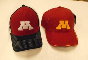 2 New Minnesota Gophers Caps