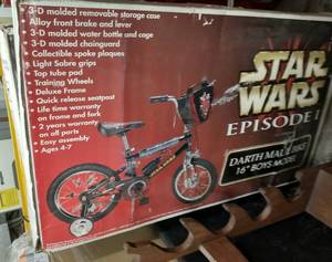 Star Wars Darth Vadar Bicycle 1999