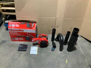 Homelite 150 MPH 400 CFM 26cc Gas Handheld Blower Vacuum. See Pictures