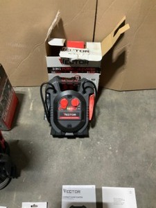 Assorted Vector Car Jump Starters & Inverter. Various Conditions. See Pictures