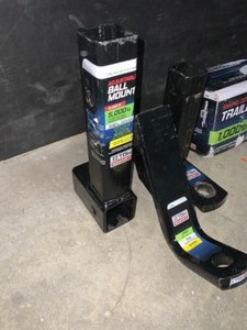 TowSmart 1,000 lbs. Swing Down Trailer Jack & Other Kinds of Ball Mounts. Various Conditions. See Pictures
