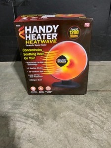 Unbranded 1200-Watt Electric Ceramic Parabolic Space Heater. See Pictures
