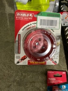 DIABLO, Makita & RYOBI Assorted Hole Saws, Chisel, Socket Set & Drill Bit. Various Conditions. See Pictures